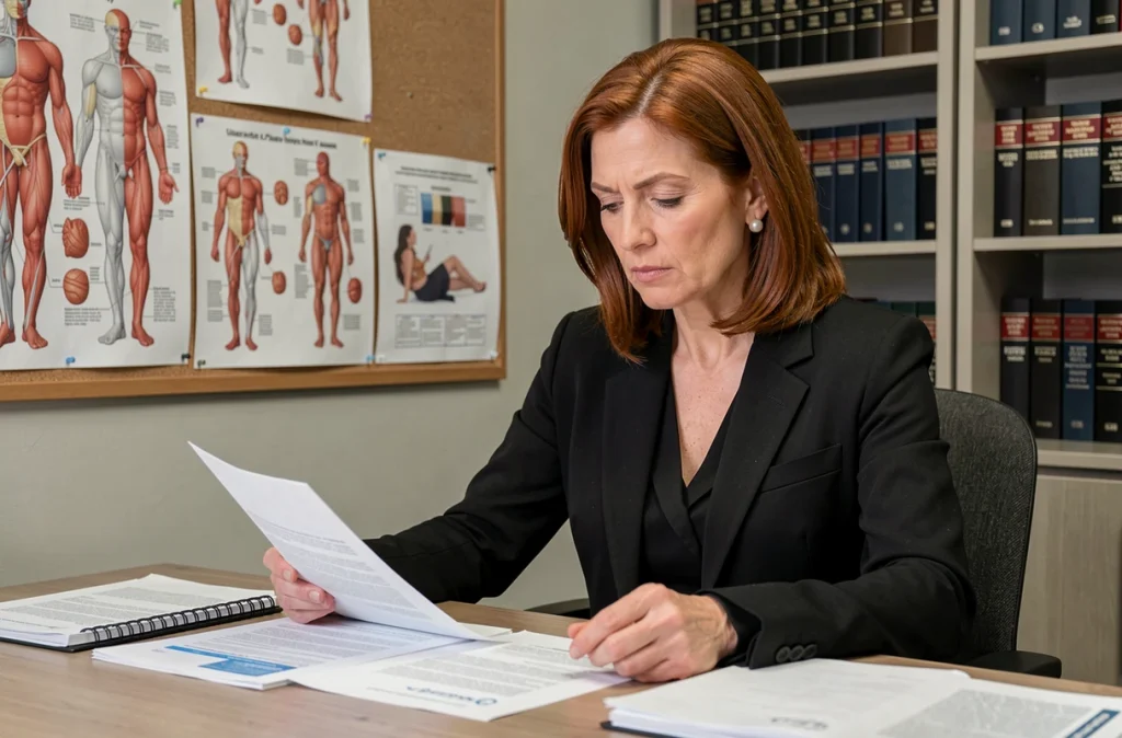 Avocate spécialisée en réparation du dommage corporel et responsabilité médicale consultant des dossiers médicaux